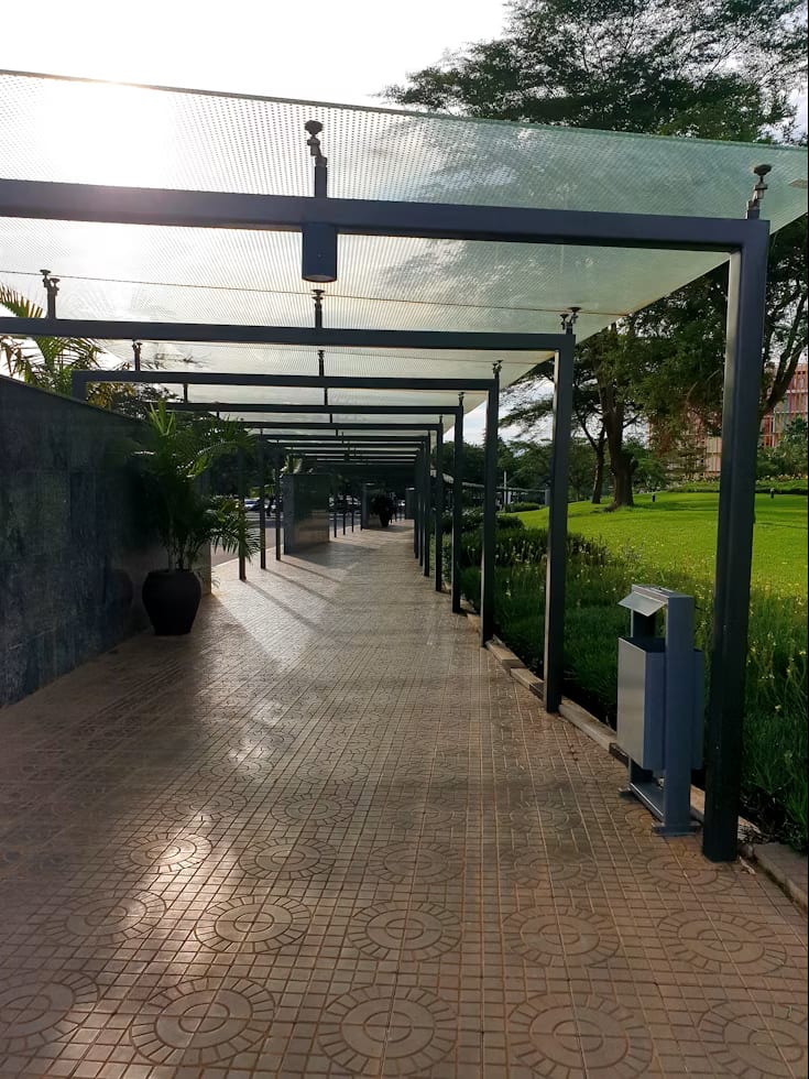 Aluminum Canopy Installation